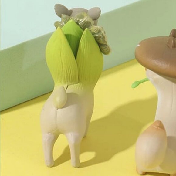 Statso Vegetable Fairy Gachapon Llama Corn Mini Figurine - Picture 4 of 7
